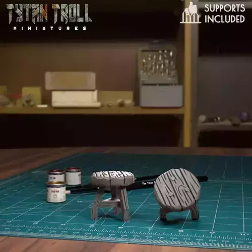 Wooden Stool - Pre-Supported