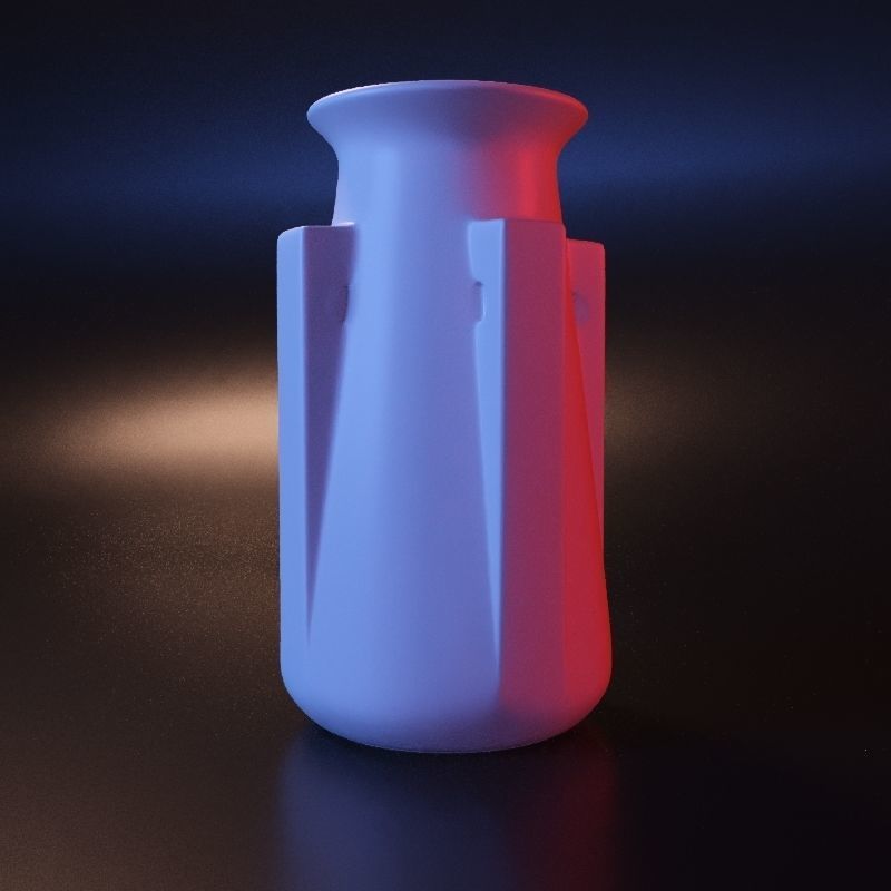 Vase modern stl 3D print model_9