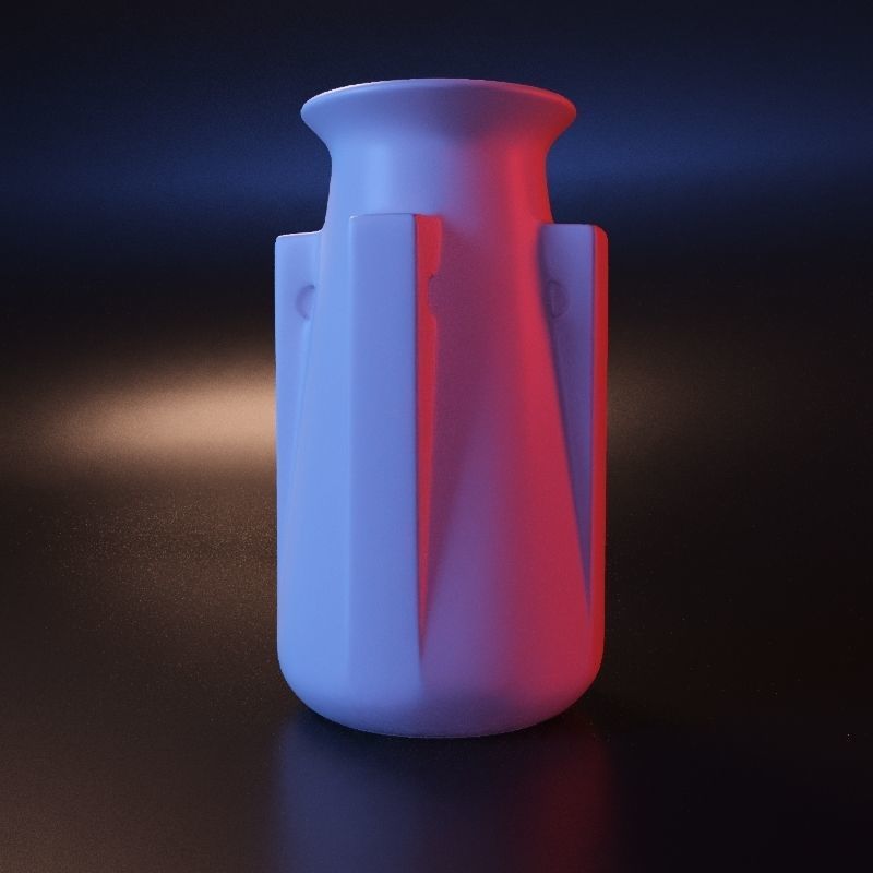 Vase modern stl 3D print model_8