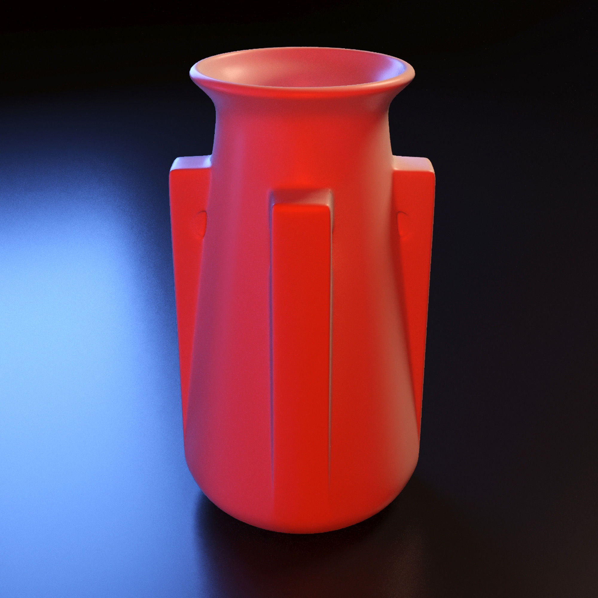 Vase modern stl 3D print model_4