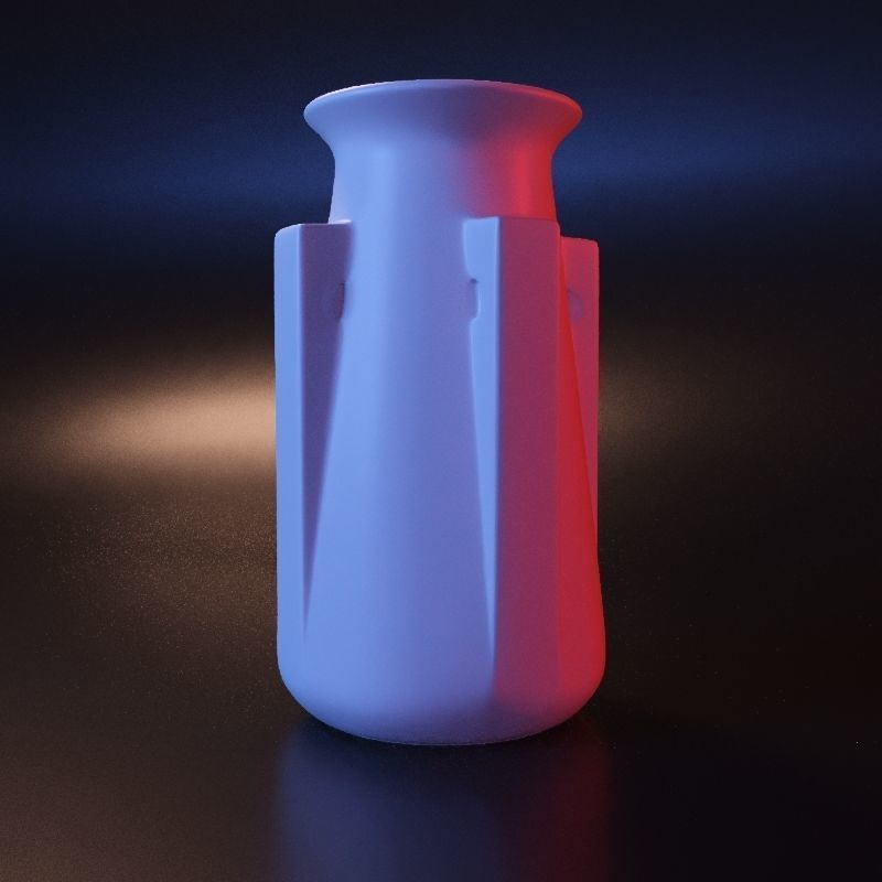 Vase modern stl 3D print model_6