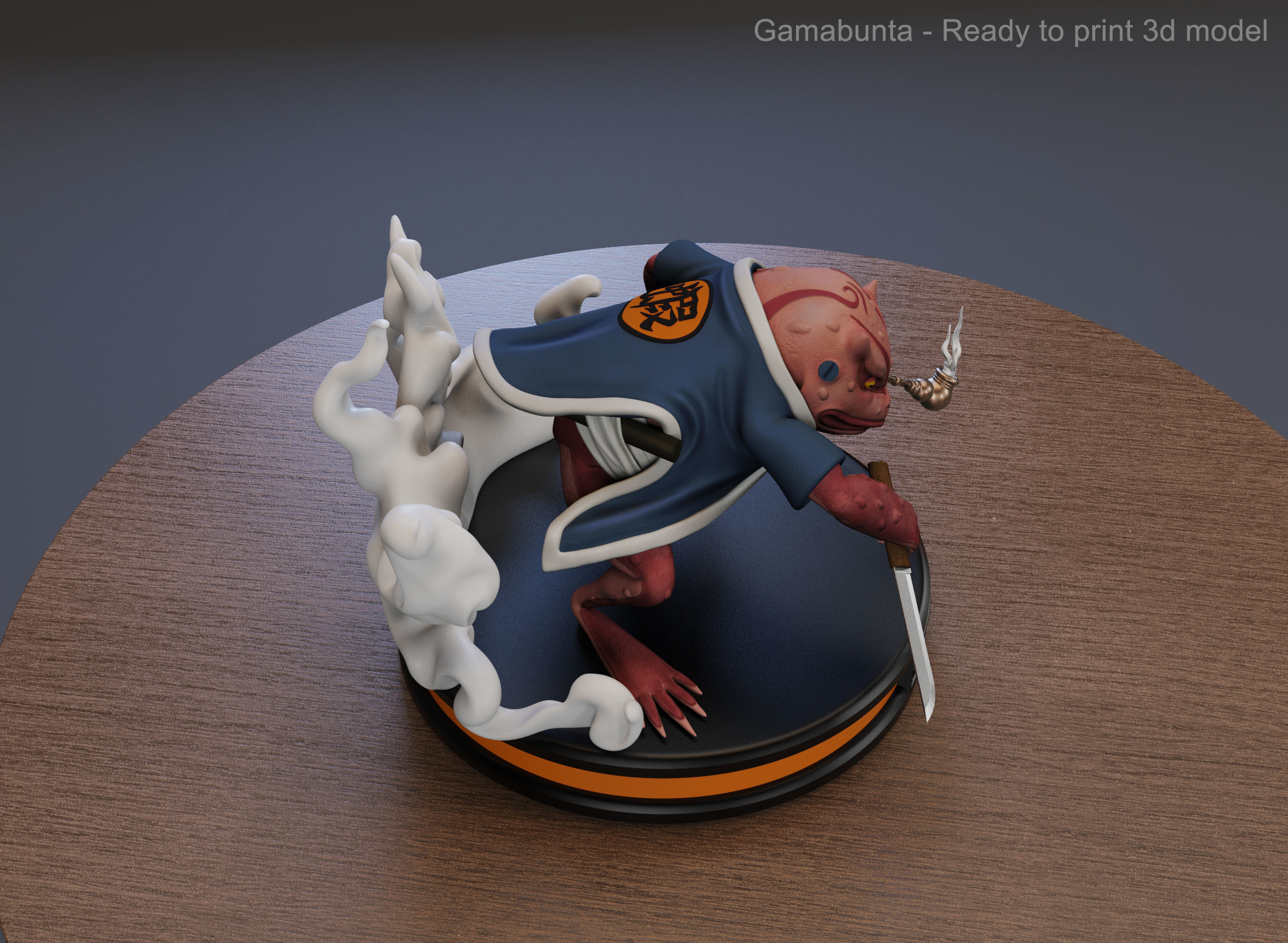 Gamabunta Naruto - Ready to print 3d model 3D print model_3