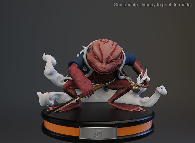 Gamabunta Naruto - Ready to print 3d model 3D print model