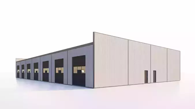 Warehouse model 2 different sizes - archicad skp and more 