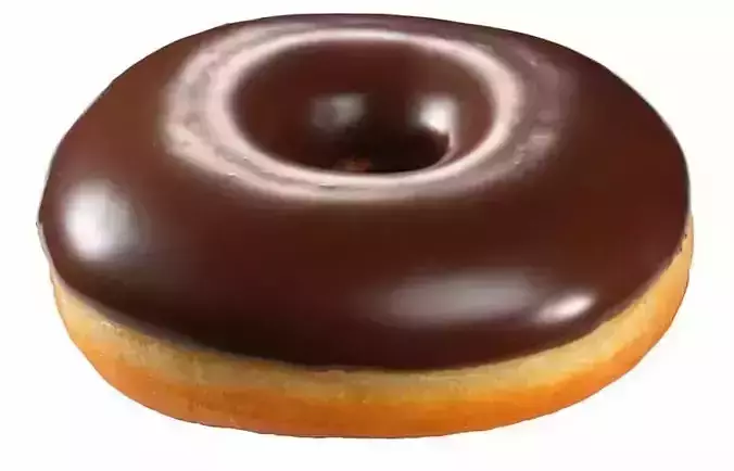 Donut chocolate glazed