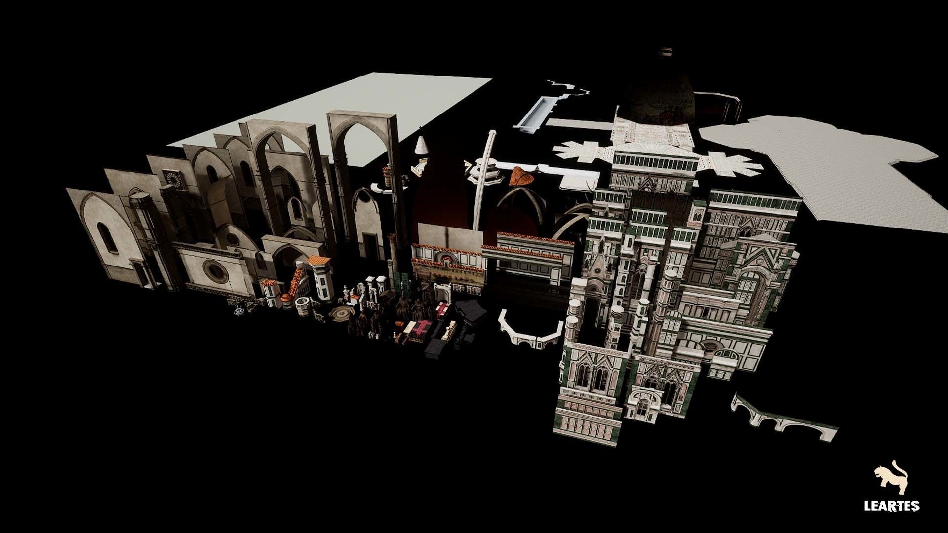 Florence Cathedral Pack Low-poly 3D model_11