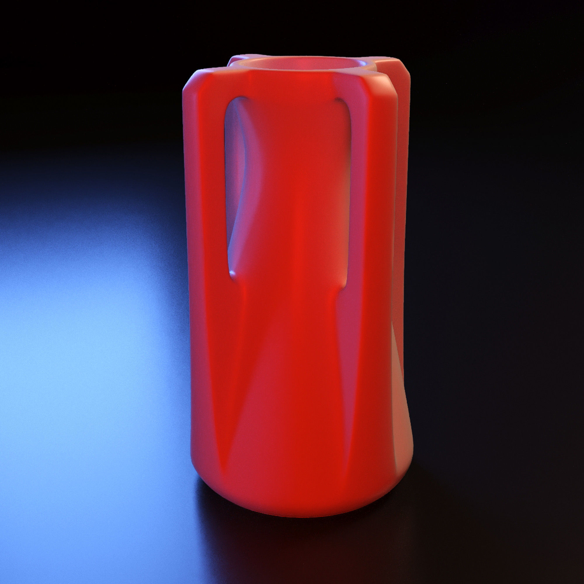 Vase geometric roman stl 3D print model_9