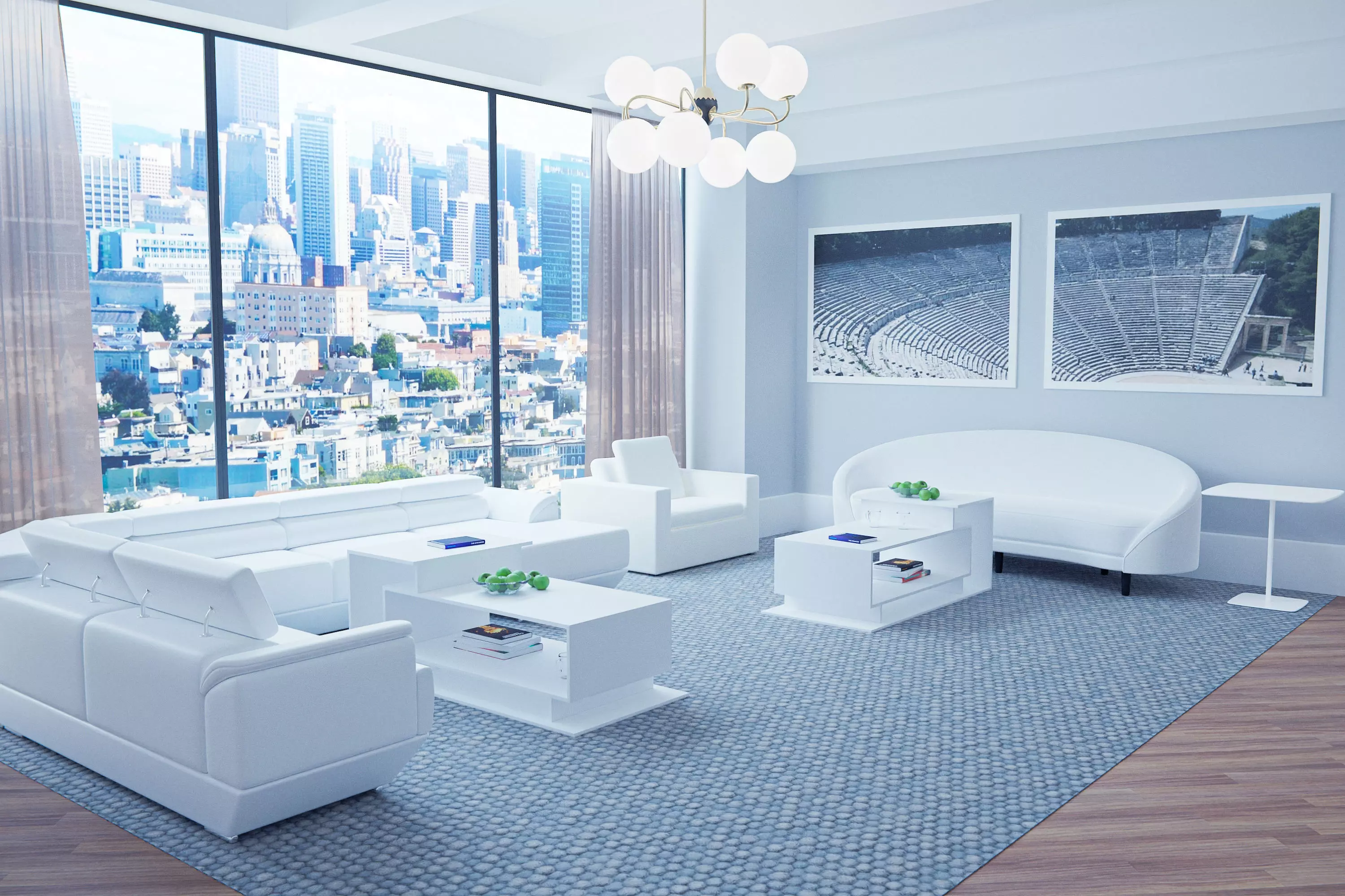 White Colored Furniture Collection _0