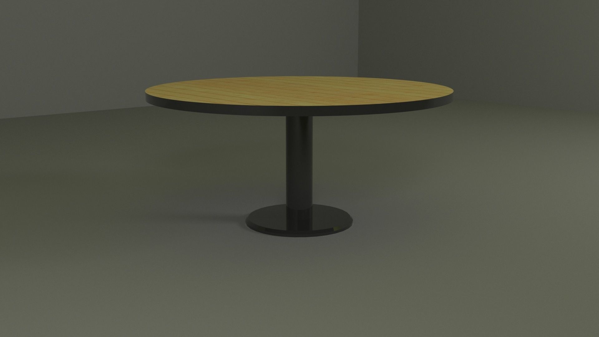 table round with base Free 3D model_2