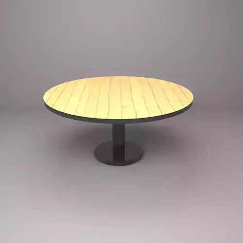 table round with base