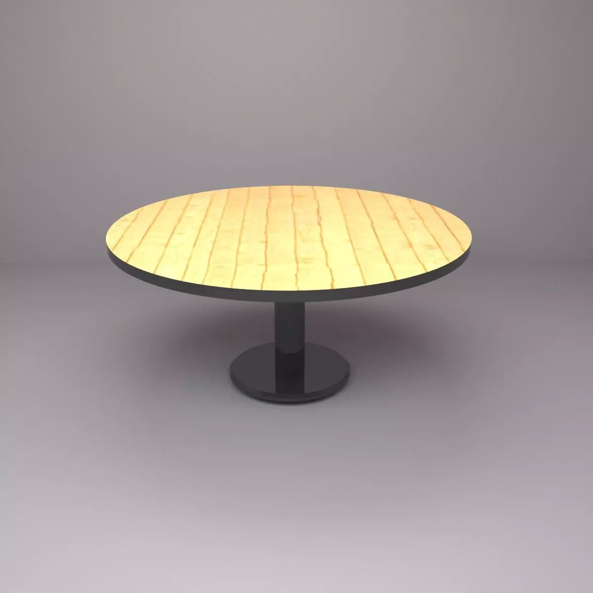 table round with base Free 3D model_0