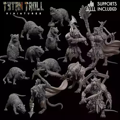 May22 Patreon Bundle - Pre-Supported 3D print model