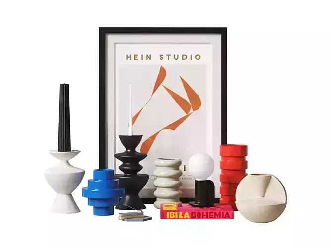 Decor Set 002 3D model
