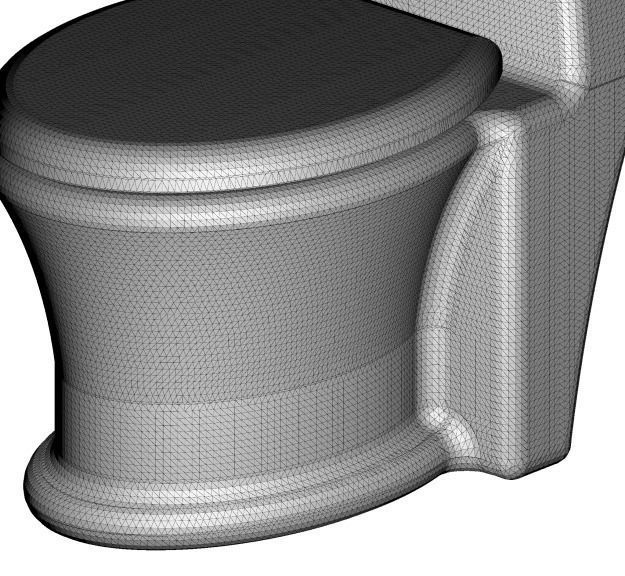 Ceramic Water Closet 3D model_4
