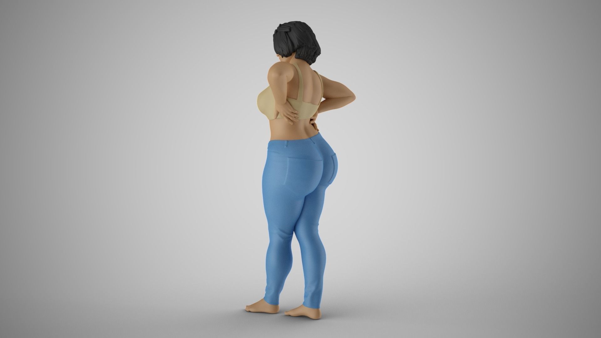 Striking Beauty 7 3D print model_9