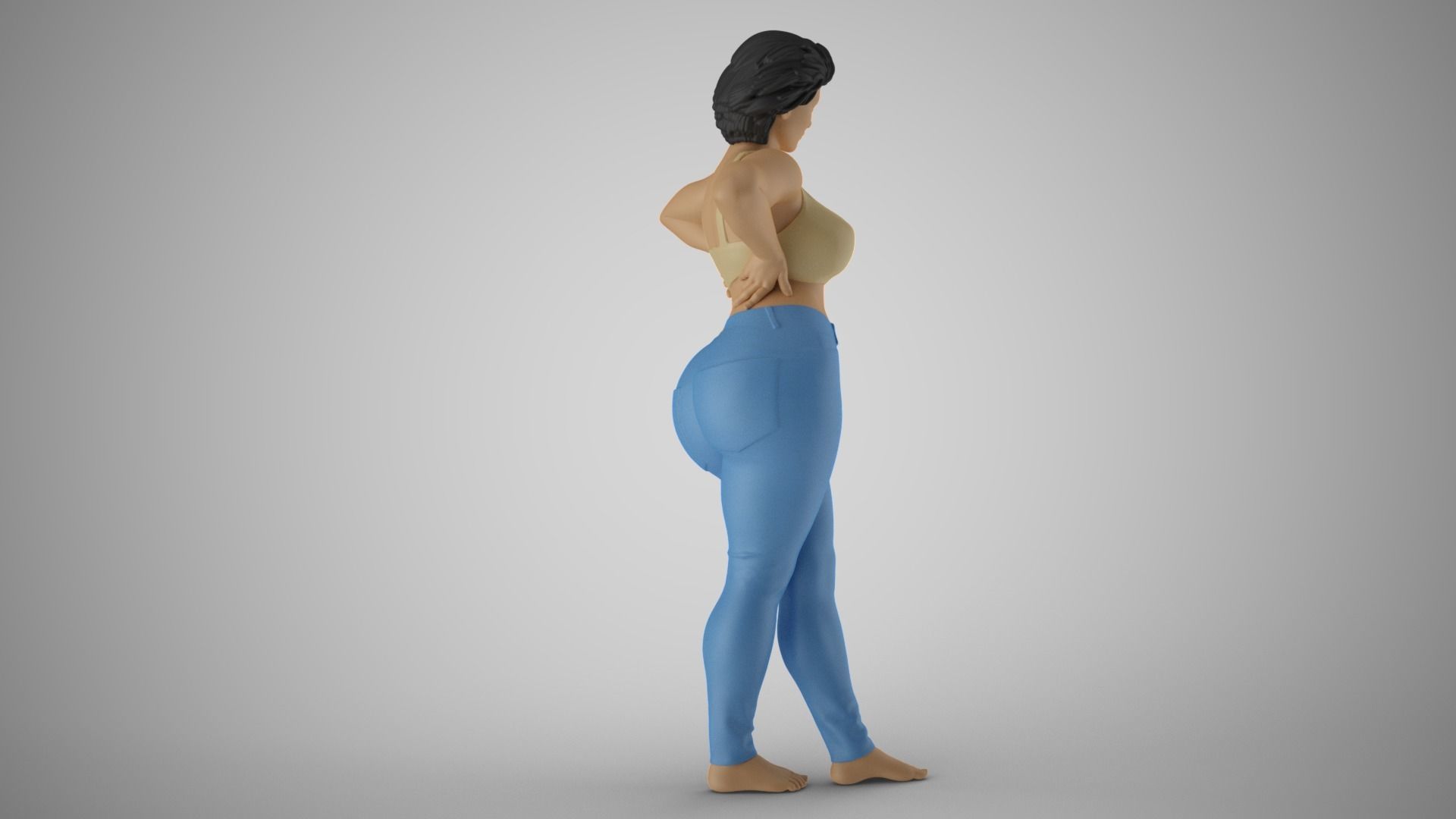 Striking Beauty 7 3D print model_6