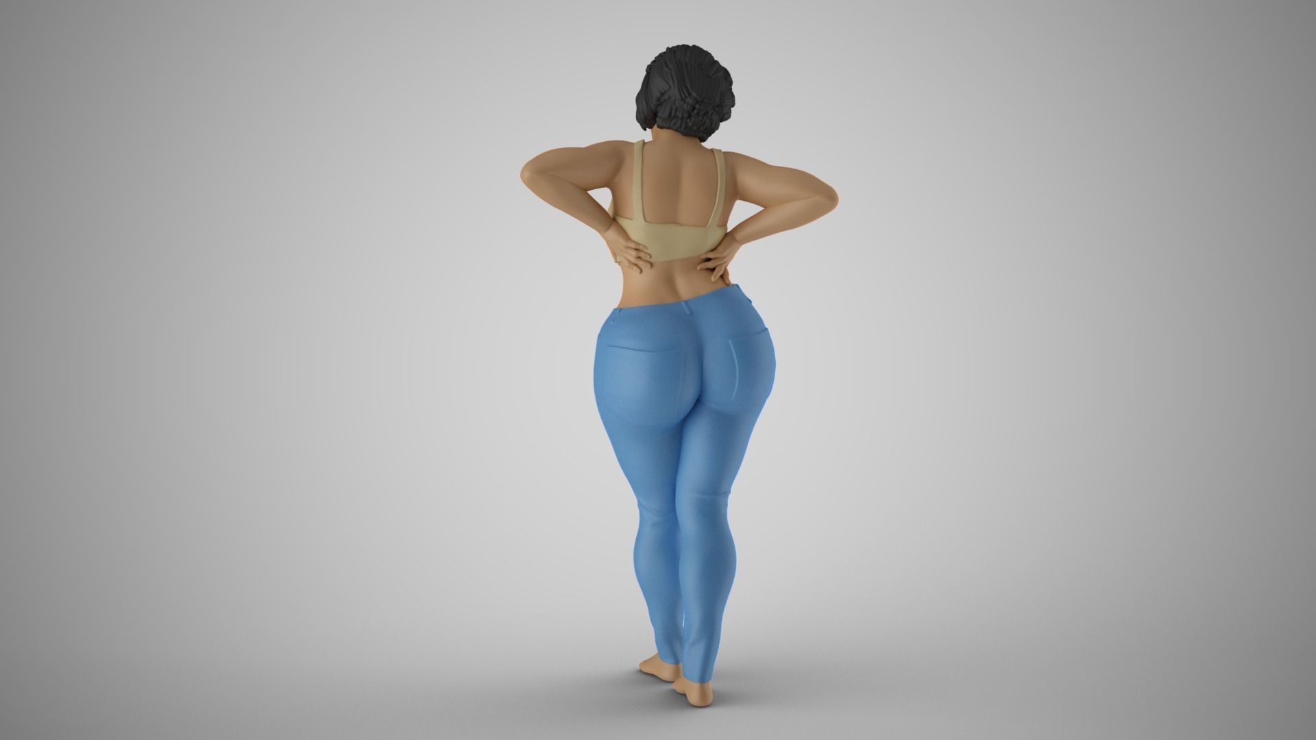Striking Beauty 7 3D print model_8
