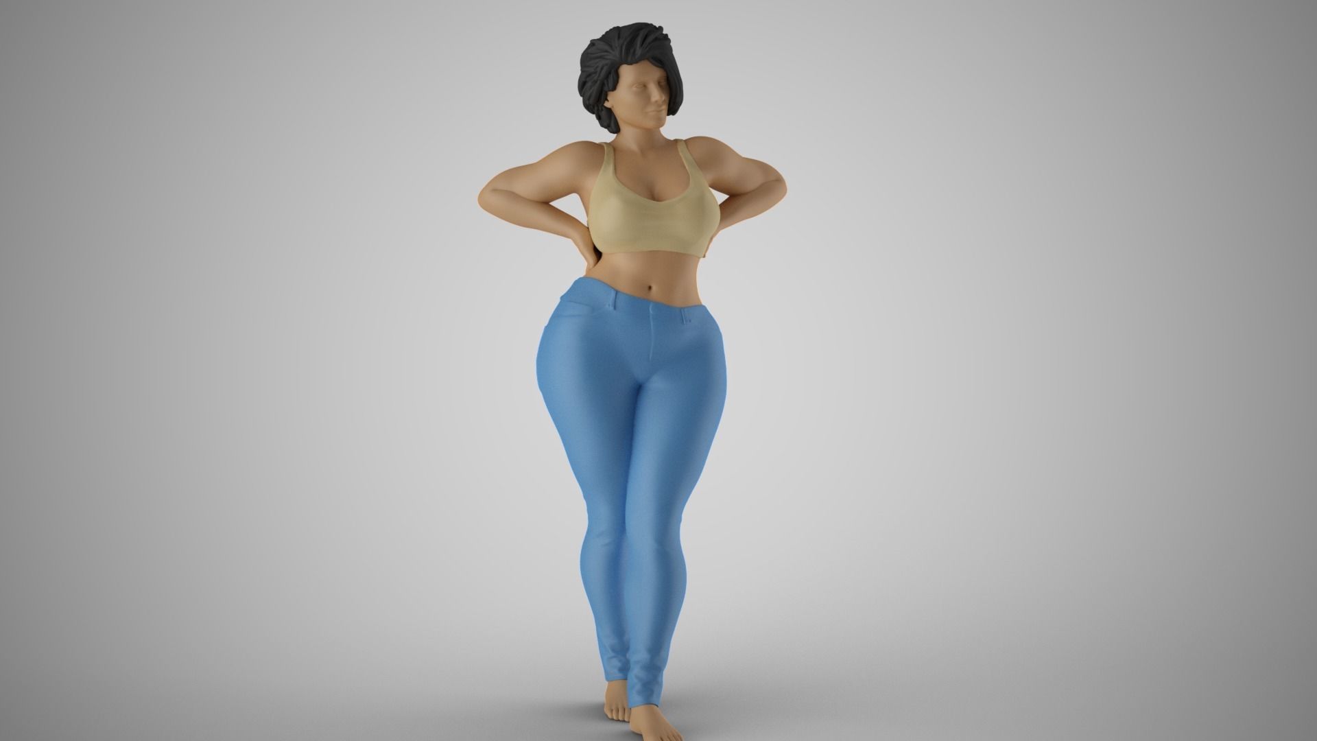 Striking Beauty 7 3D print model_4