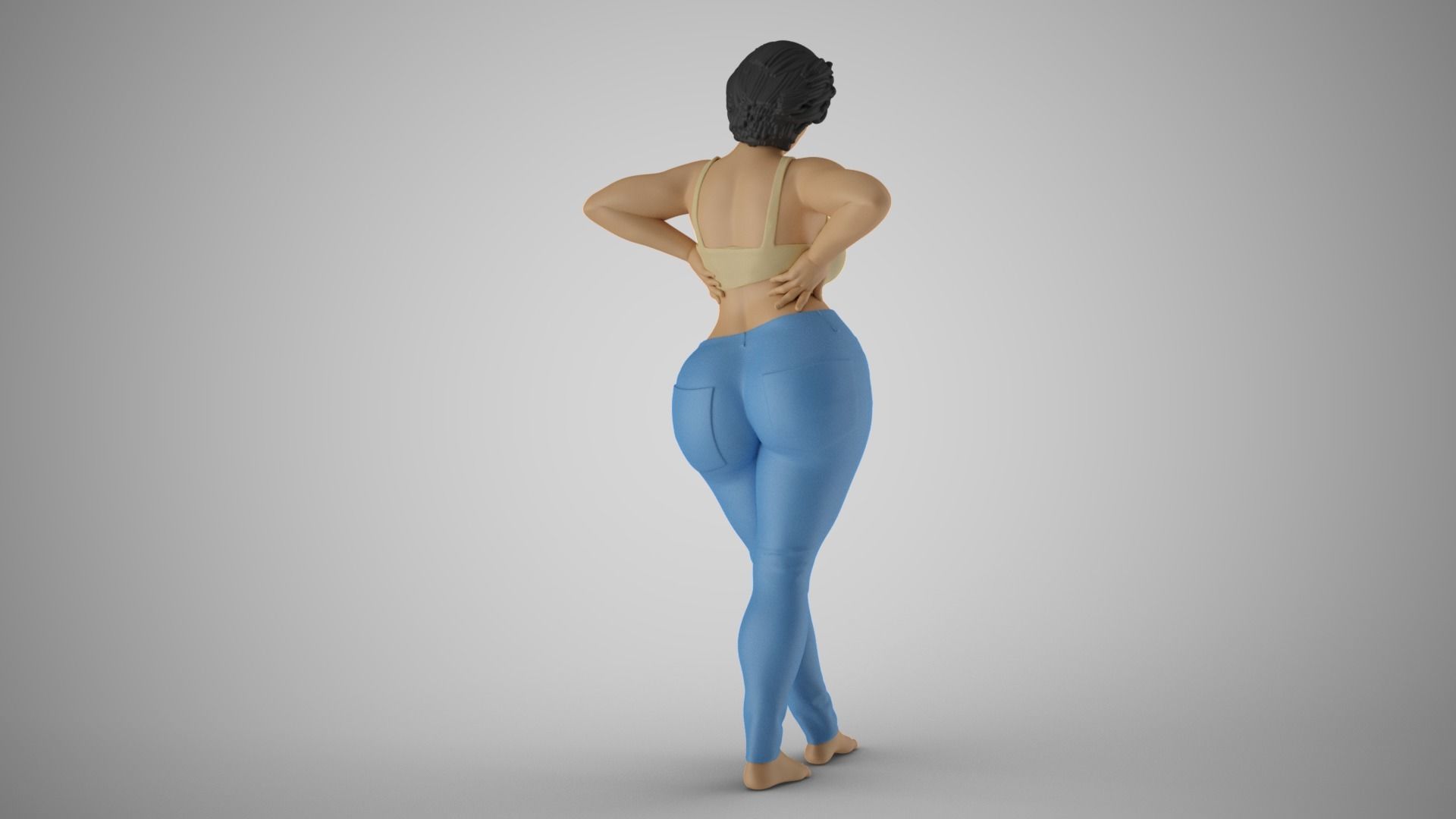 Striking Beauty 7 3D print model_7