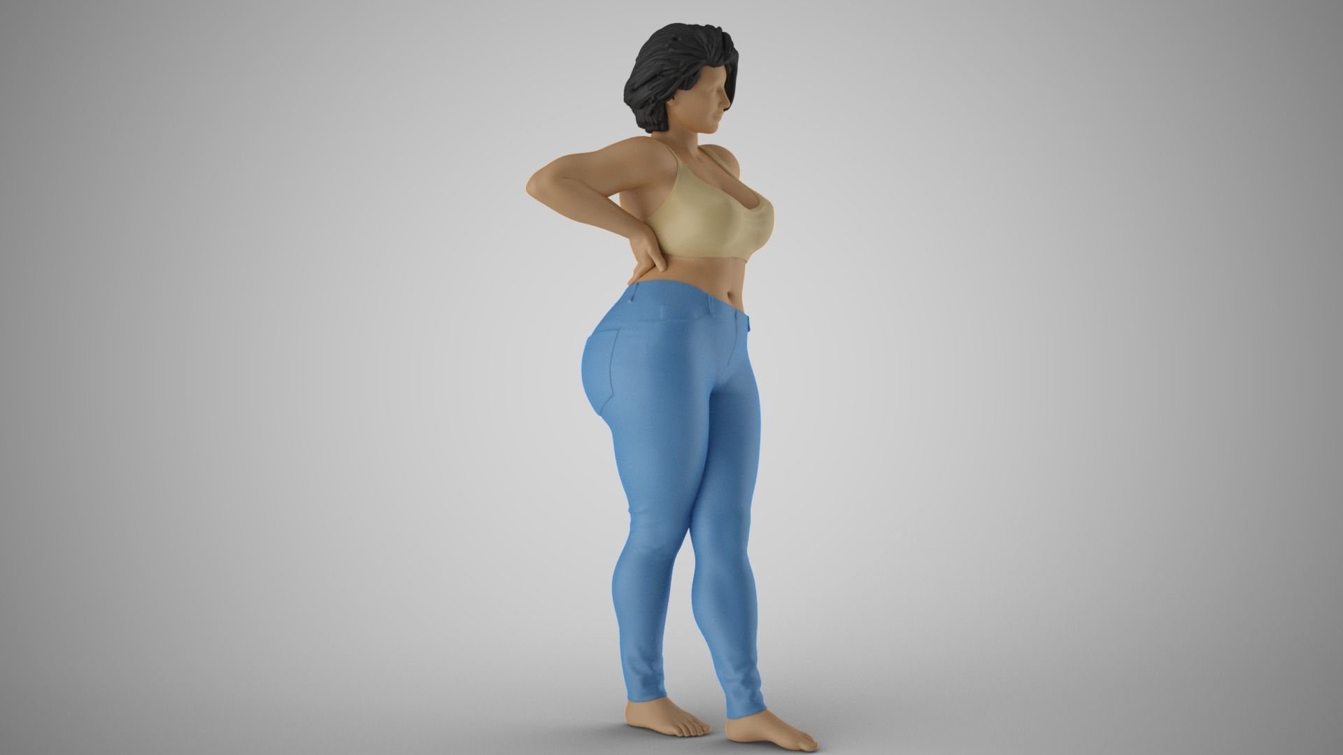 Striking Beauty 7 3D print model_5