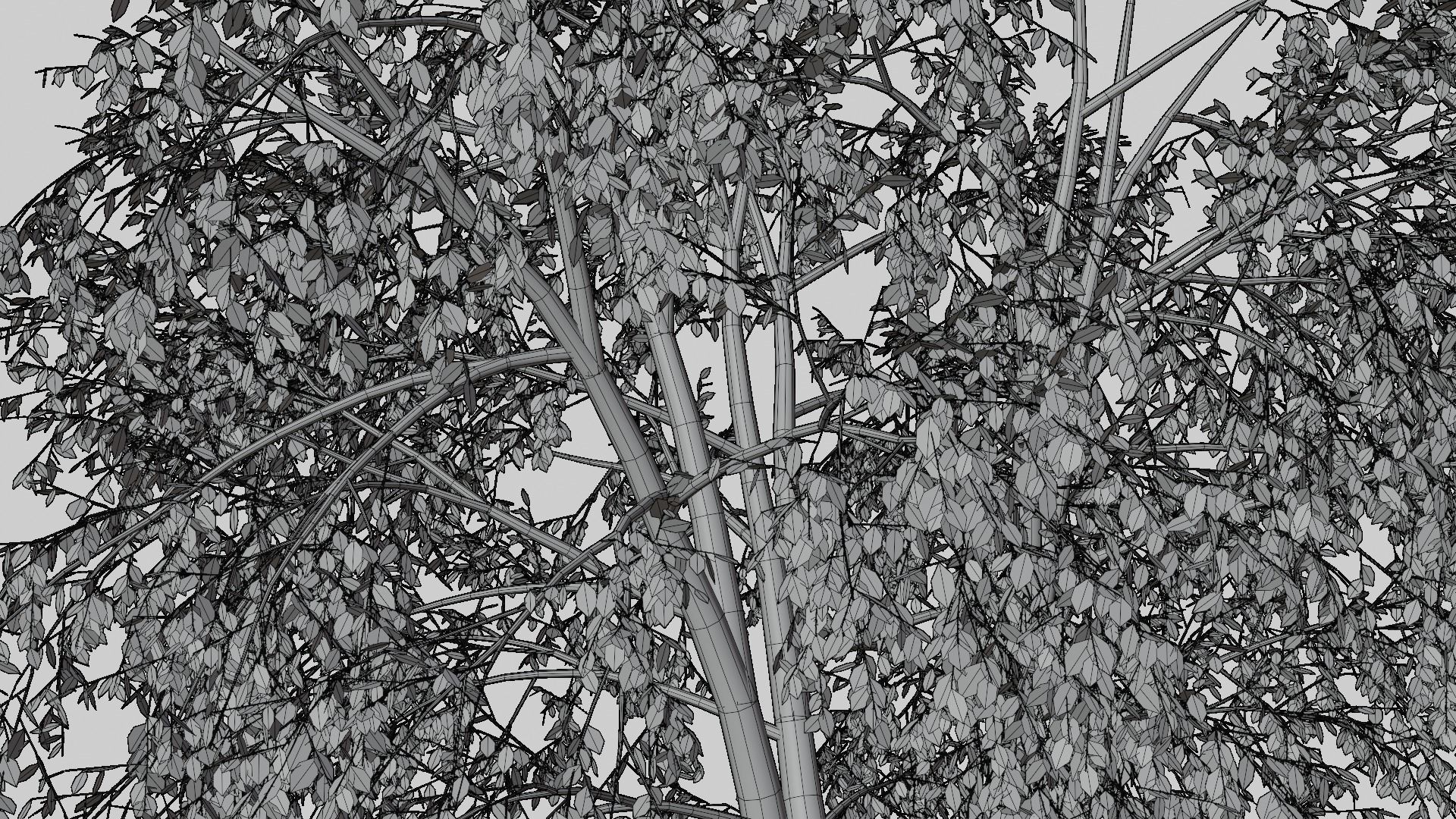 Autumn Tree PBR low-poly game ready tree Low-poly 3D model_10