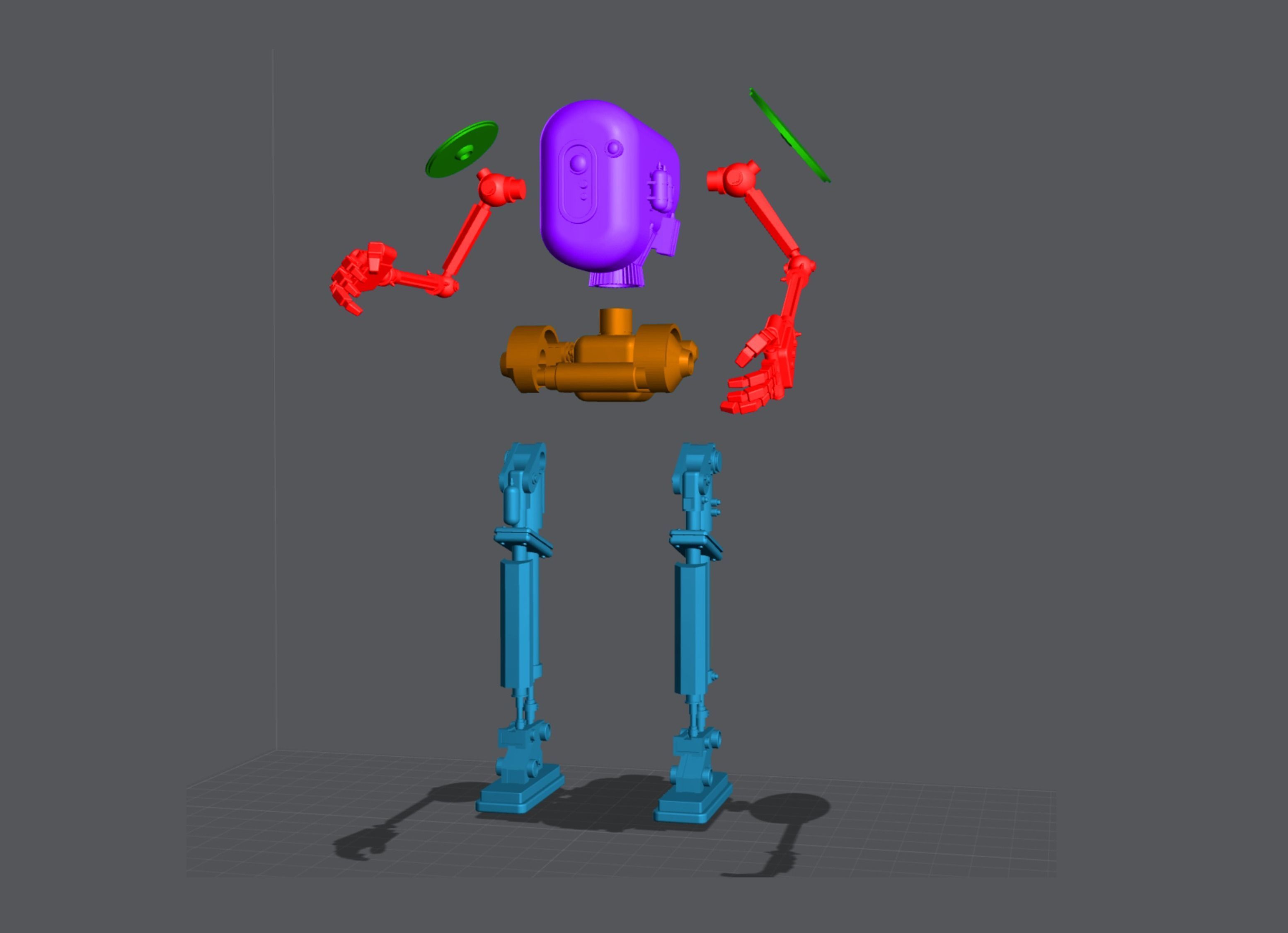 HURID-327 at - robot 3D print model_3