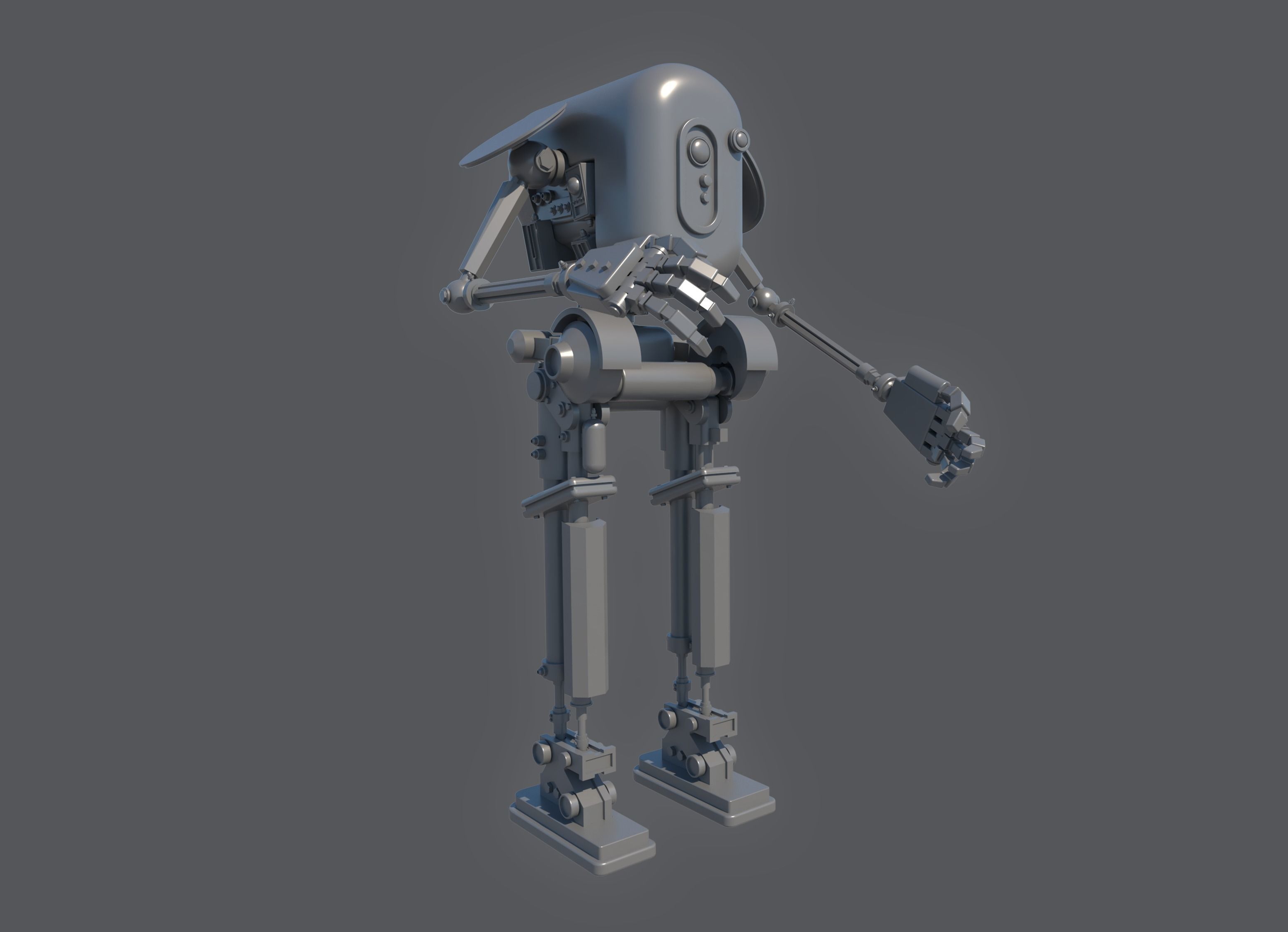HURID-327 at - robot 3D print model_1