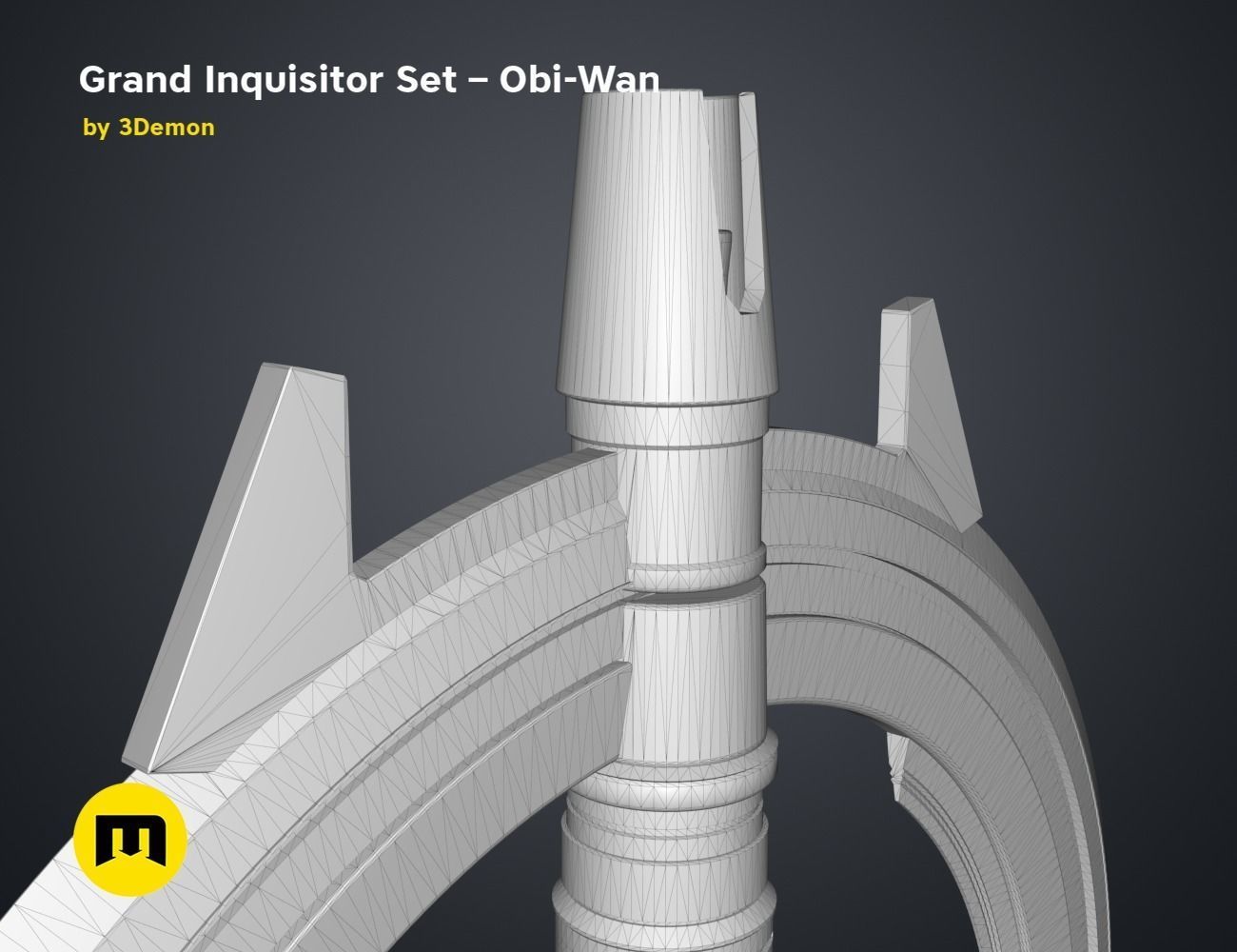 Grand Inquisitor Set - Obi-Wan 3D print model_27