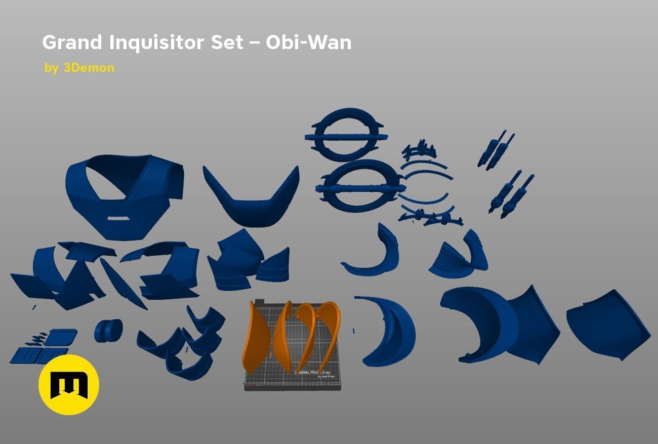 Grand Inquisitor Set - Obi-Wan 3D print model_9