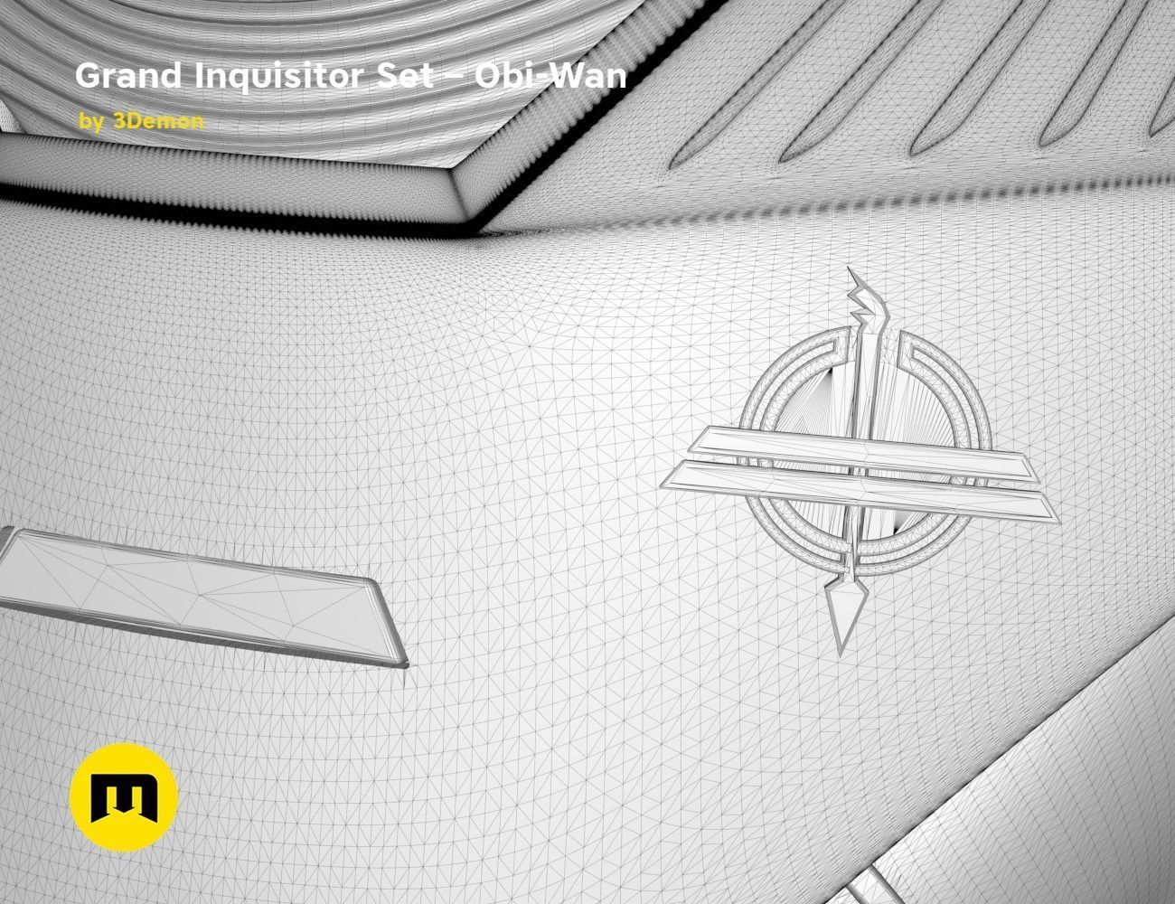 Grand Inquisitor Set - Obi-Wan 3D print model_20