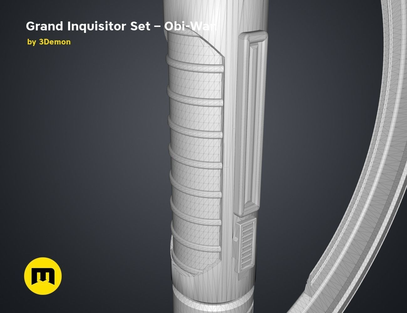 Grand Inquisitor Set - Obi-Wan 3D print model_29