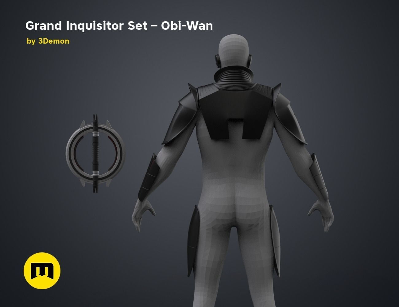 Grand Inquisitor Set - Obi-Wan 3D print model_42