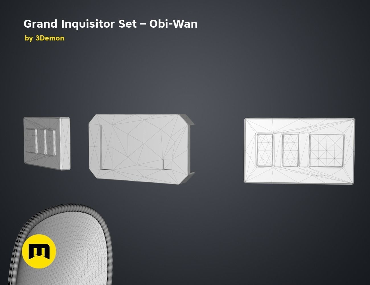 Grand Inquisitor Set - Obi-Wan 3D print model_12
