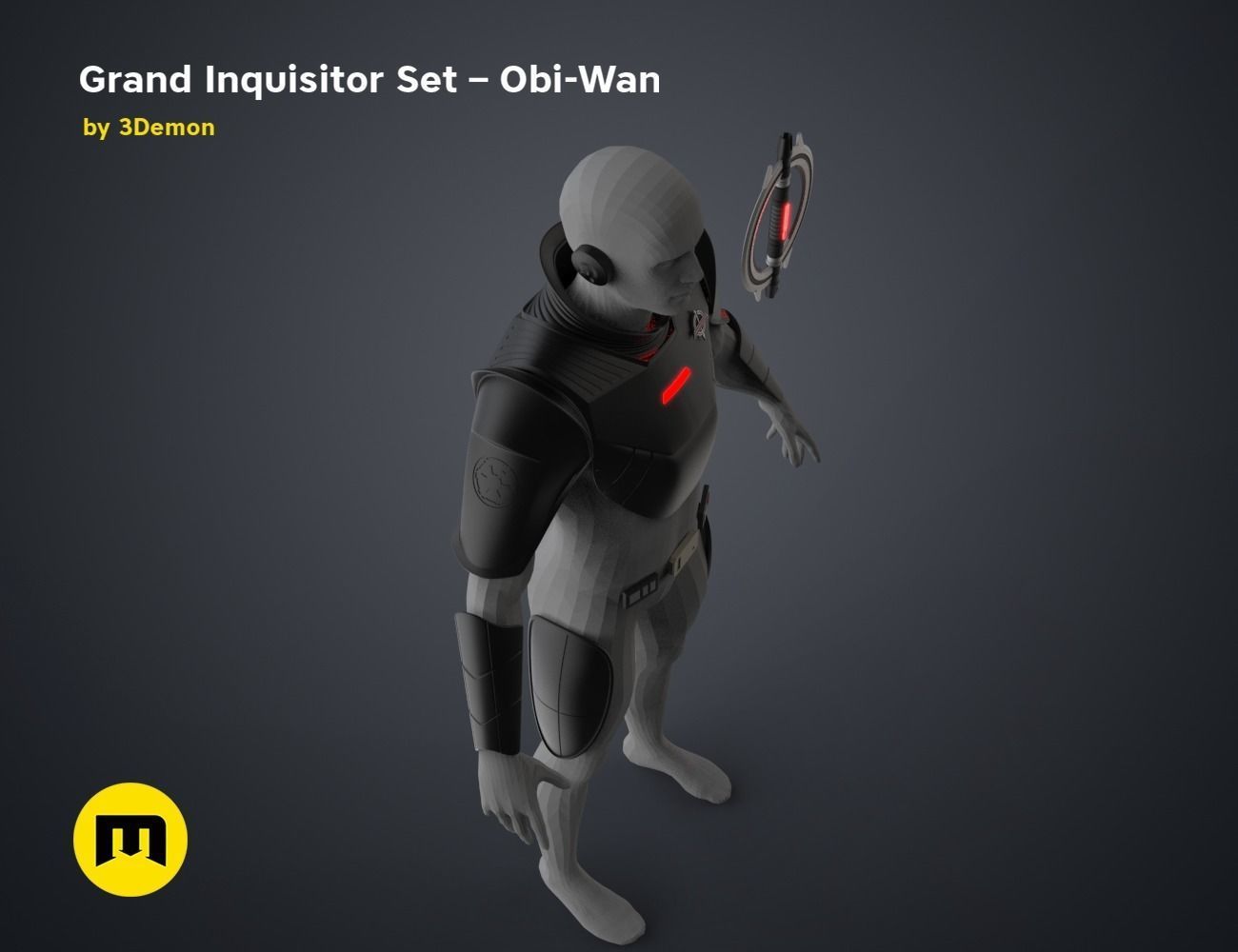 Grand Inquisitor Set - Obi-Wan 3D print model_46