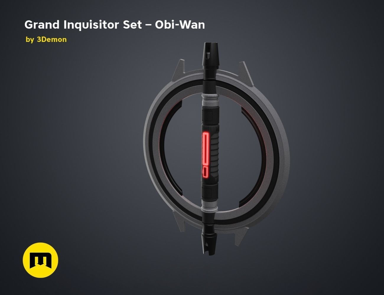 Grand Inquisitor Set - Obi-Wan 3D print model_4