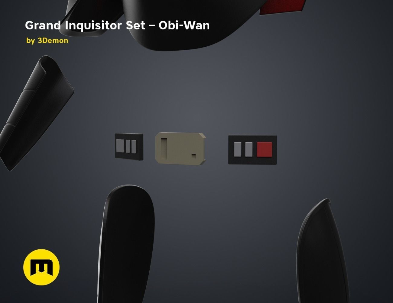 Grand Inquisitor Set - Obi-Wan 3D print model_30