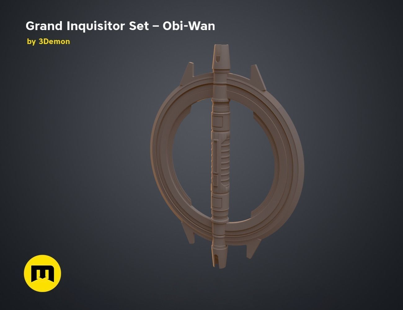 Grand Inquisitor Set - Obi-Wan 3D print model_21