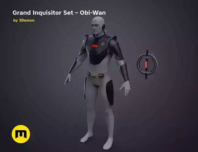 Grand Inquisitor Set - Obi-Wan  3D print model