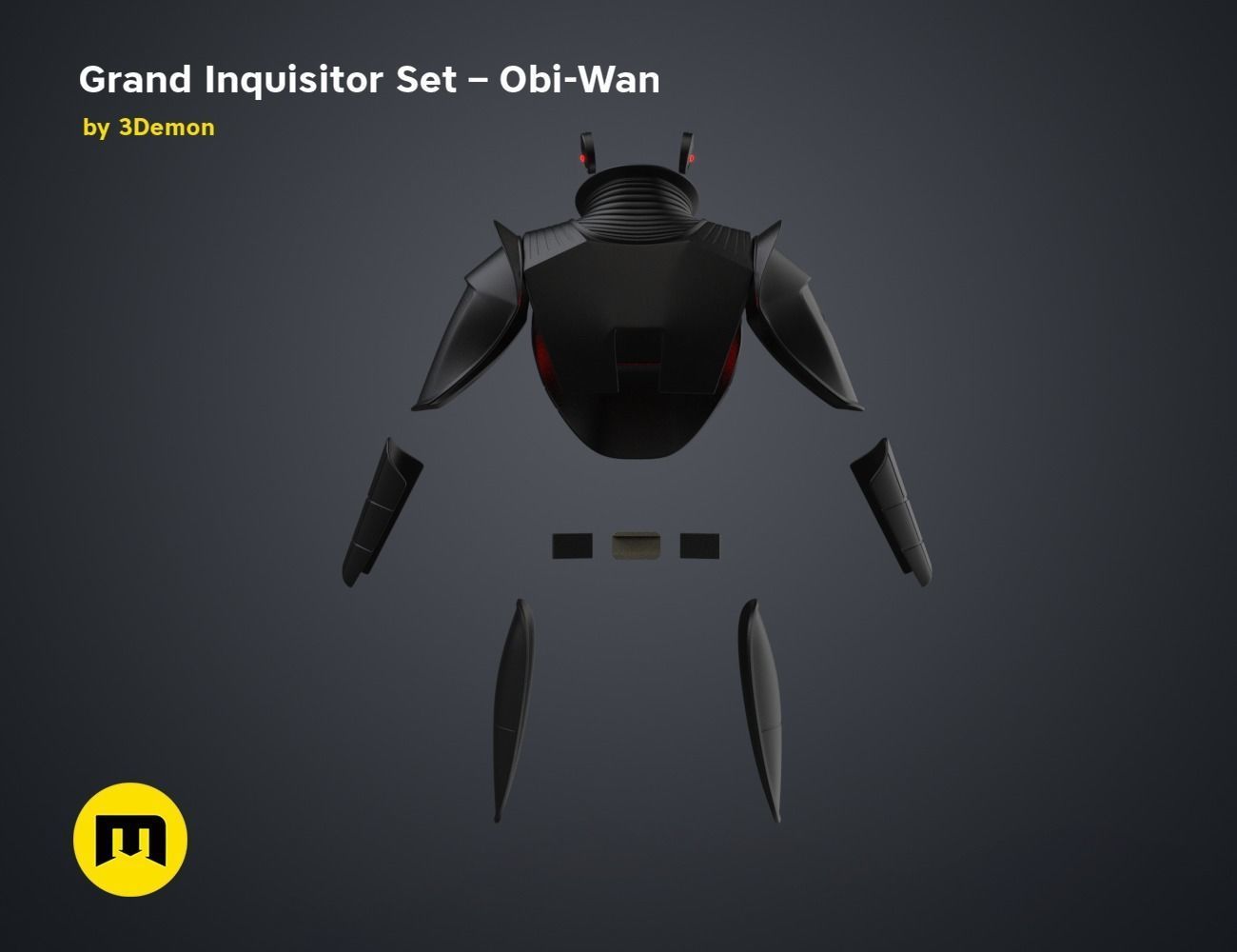 Grand Inquisitor Set - Obi-Wan 3D print model_49