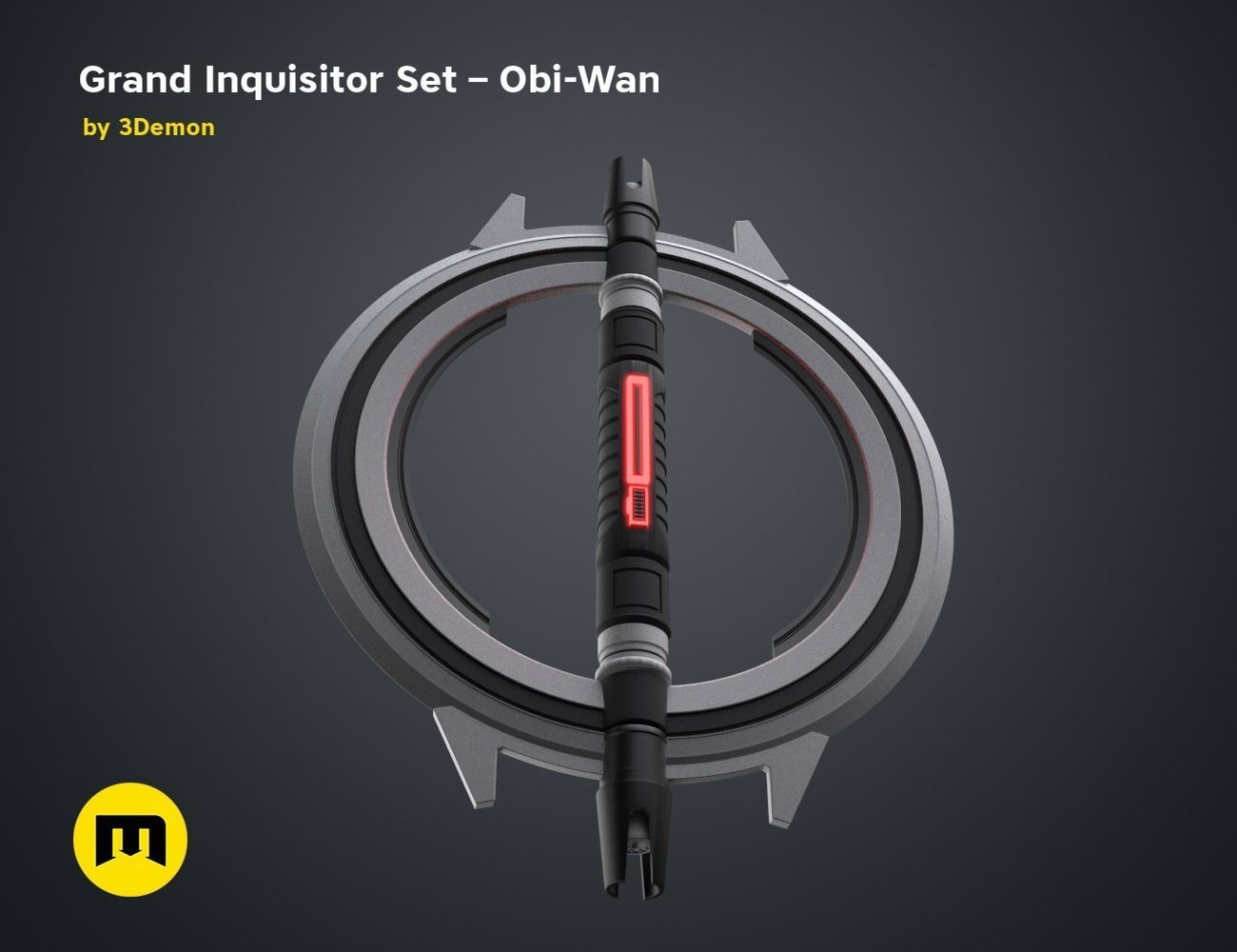 Grand Inquisitor Set - Obi-Wan 3D print model_53