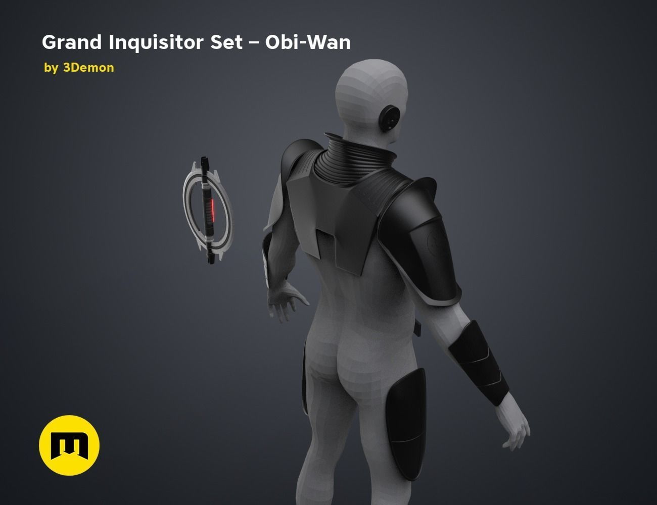 Grand Inquisitor Set - Obi-Wan 3D print model_45