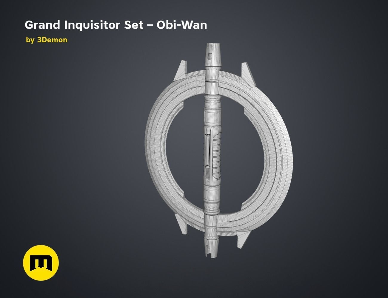 Grand Inquisitor Set - Obi-Wan 3D print model_22