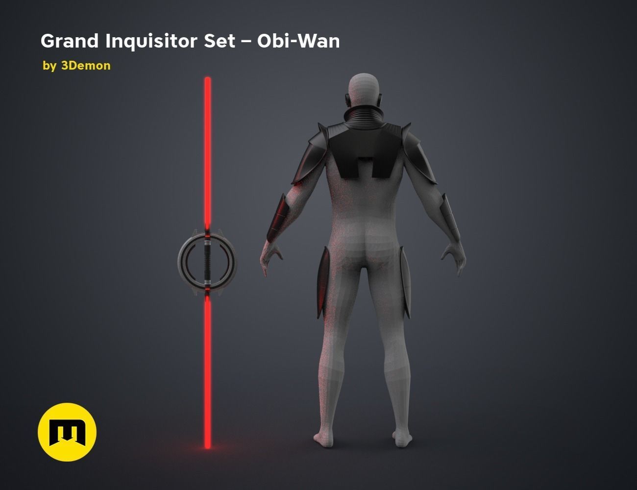 Grand Inquisitor Set - Obi-Wan 3D print model_40