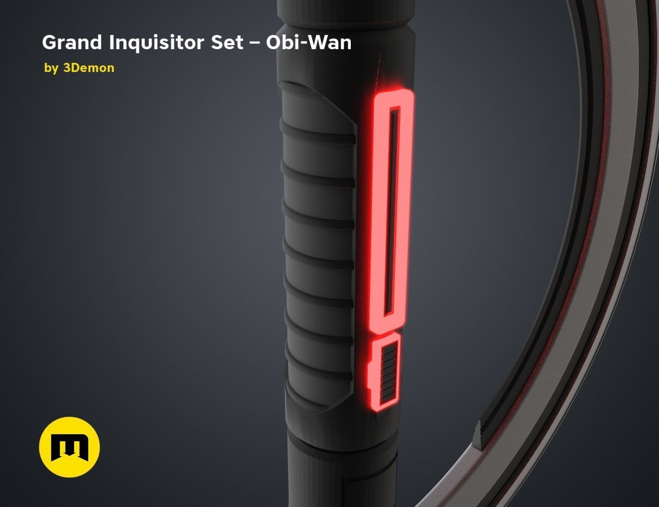 Grand Inquisitor Set - Obi-Wan 3D print model_37