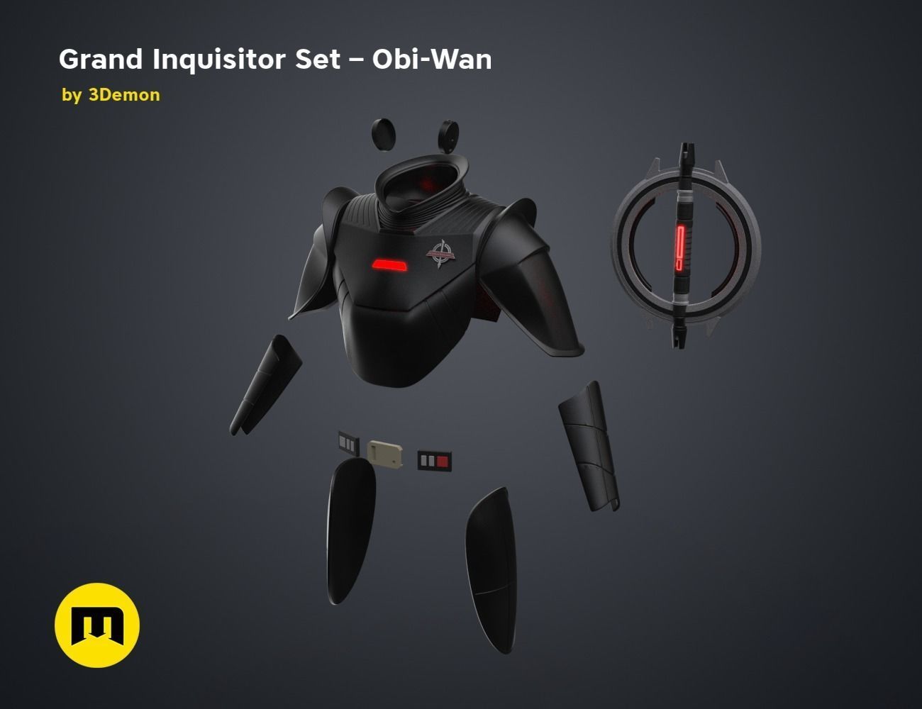 Grand Inquisitor Set - Obi-Wan 3D print model_2