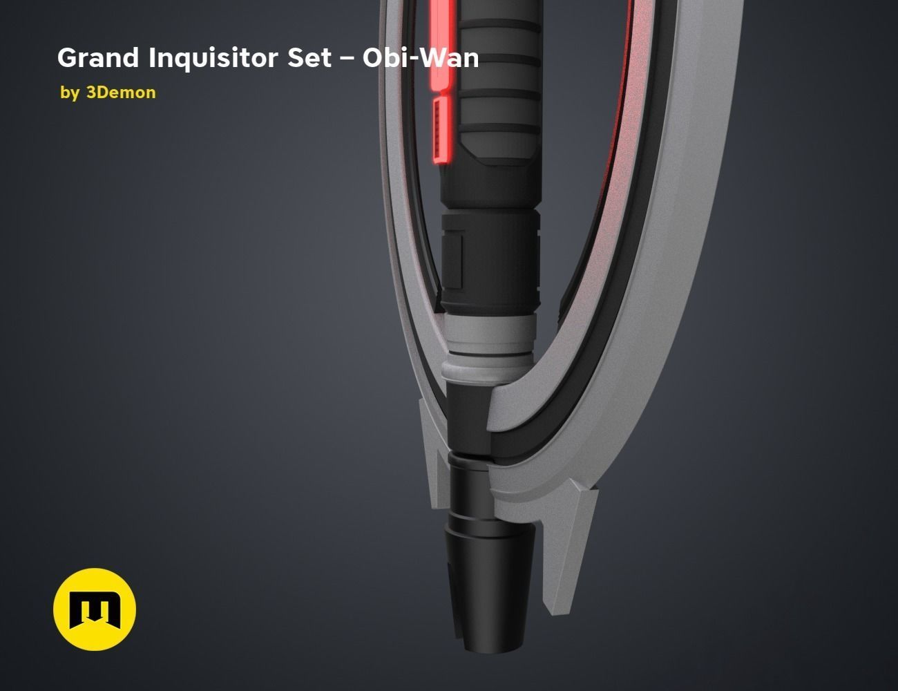 Grand Inquisitor Set - Obi-Wan 3D print model_35