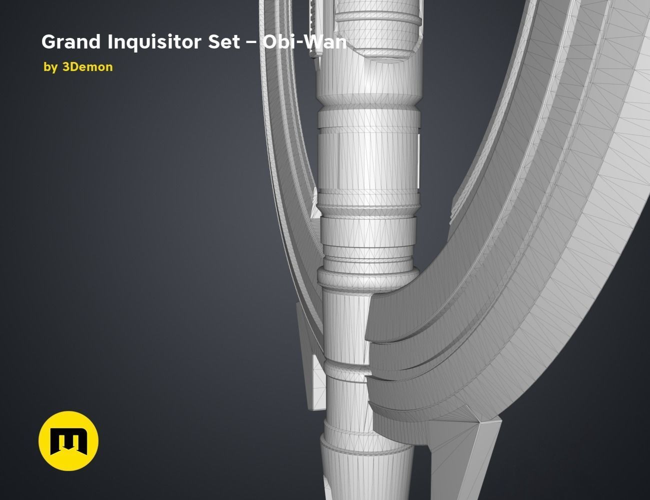 Grand Inquisitor Set - Obi-Wan 3D print model_25