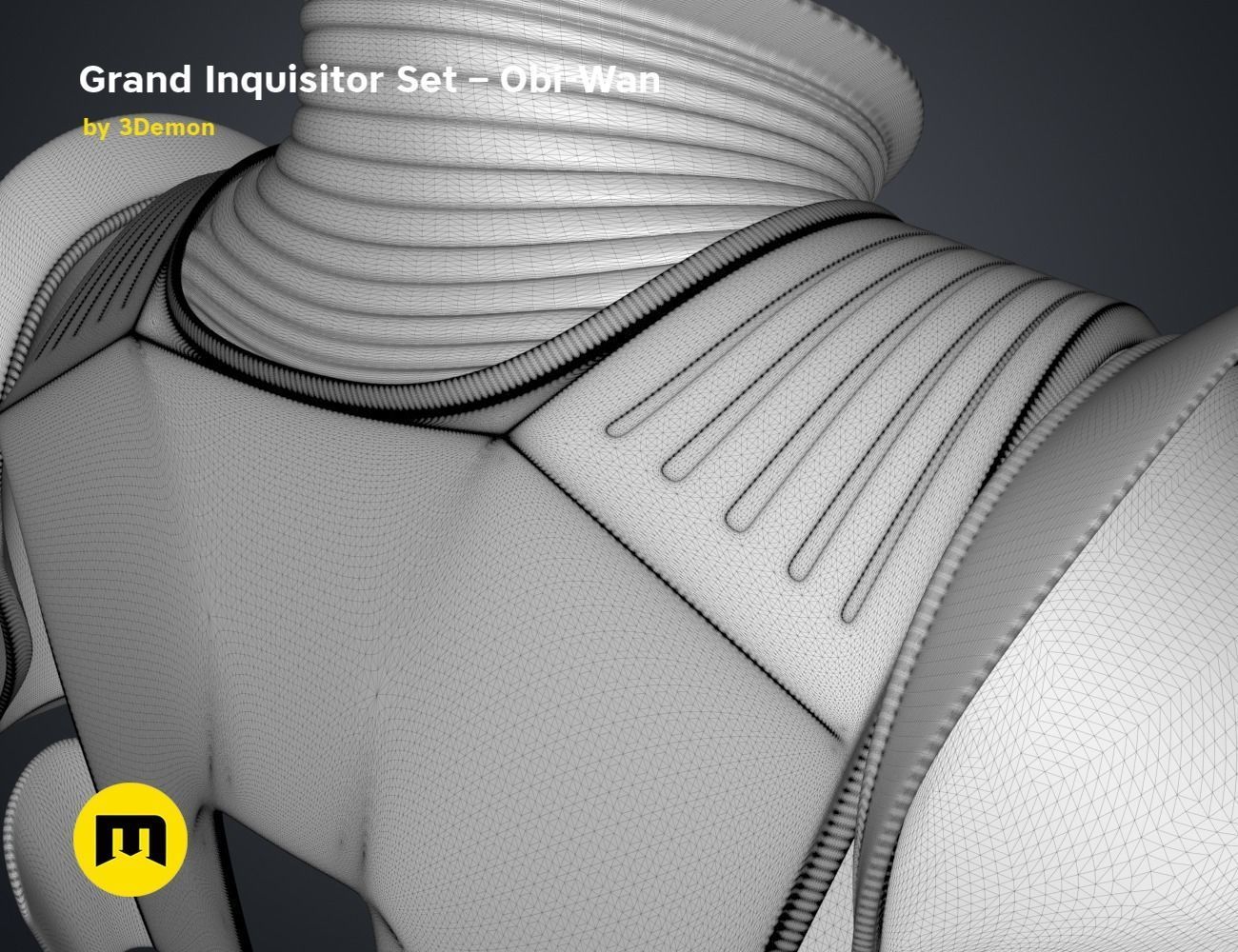 Grand Inquisitor Set - Obi-Wan 3D print model_16
