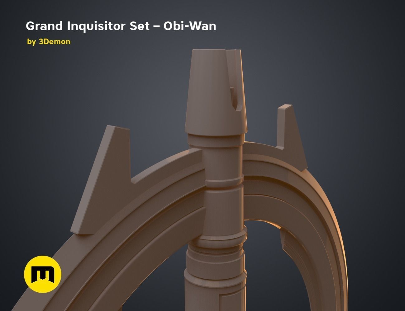 Grand Inquisitor Set - Obi-Wan 3D print model_26