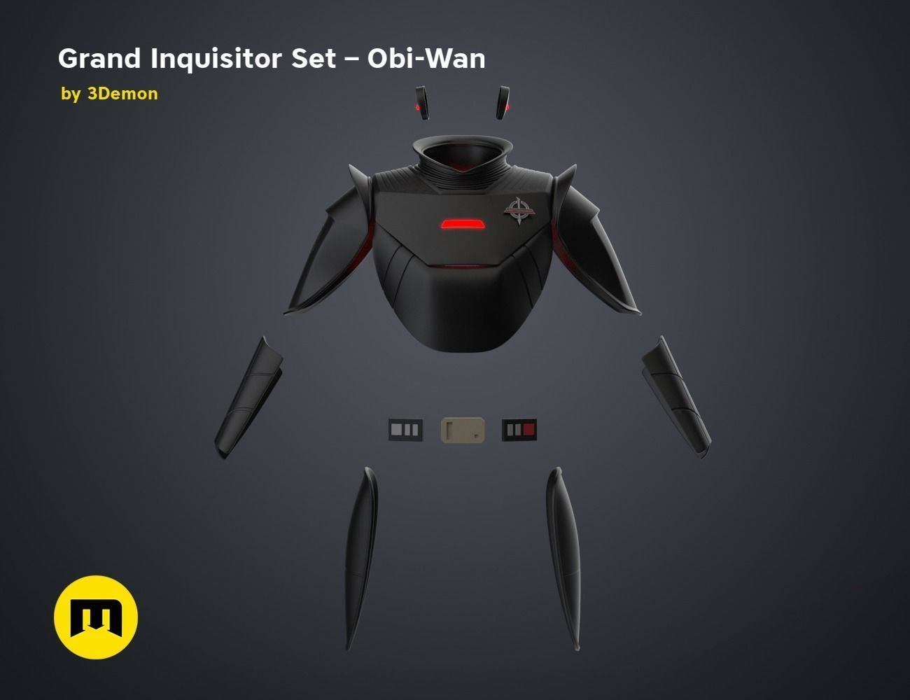 Grand Inquisitor Set - Obi-Wan 3D print model_5